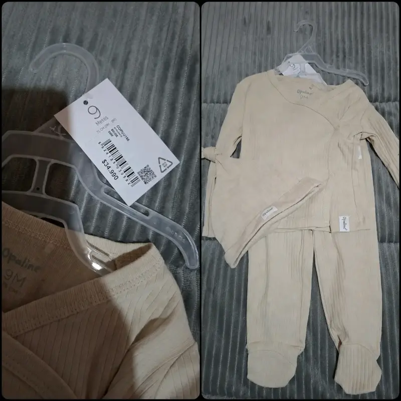 Conjunto bebé beige Opaline