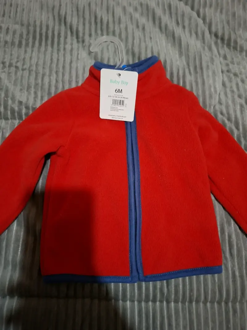 Polerón rojo bebé 6M
