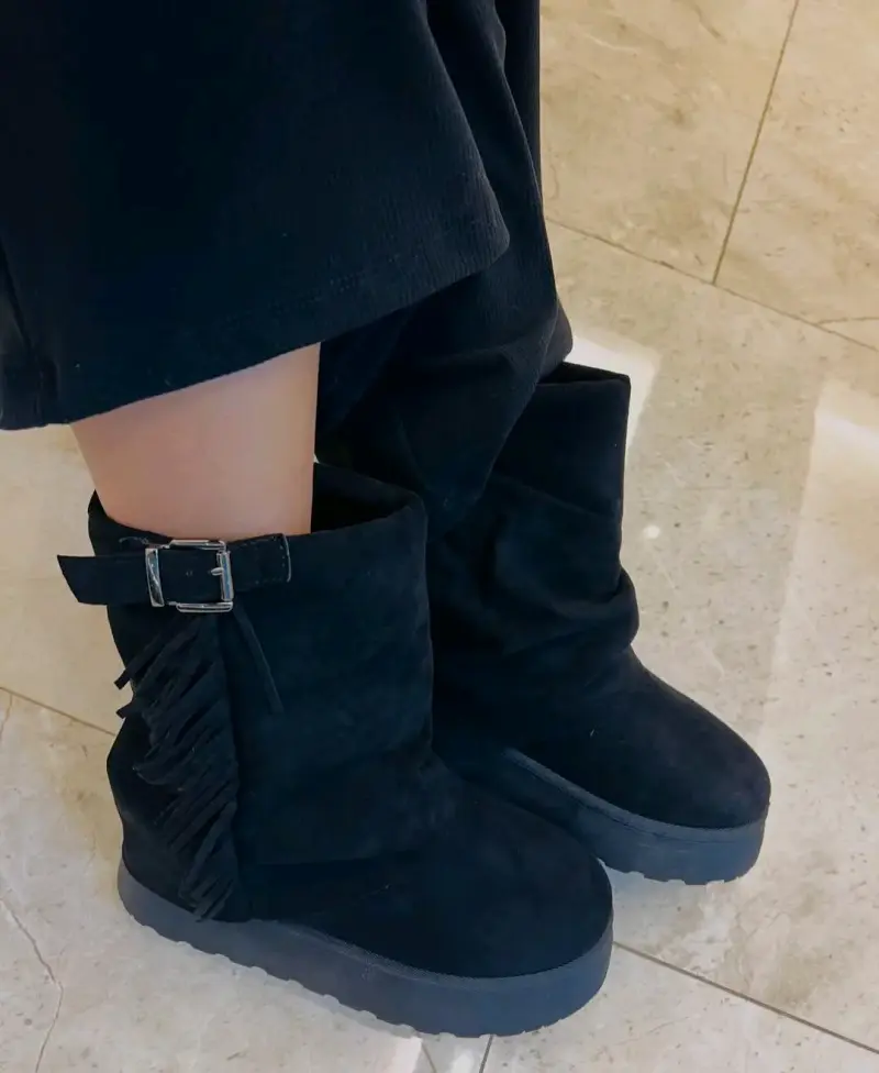 Botas de gamuza con flecos - 2