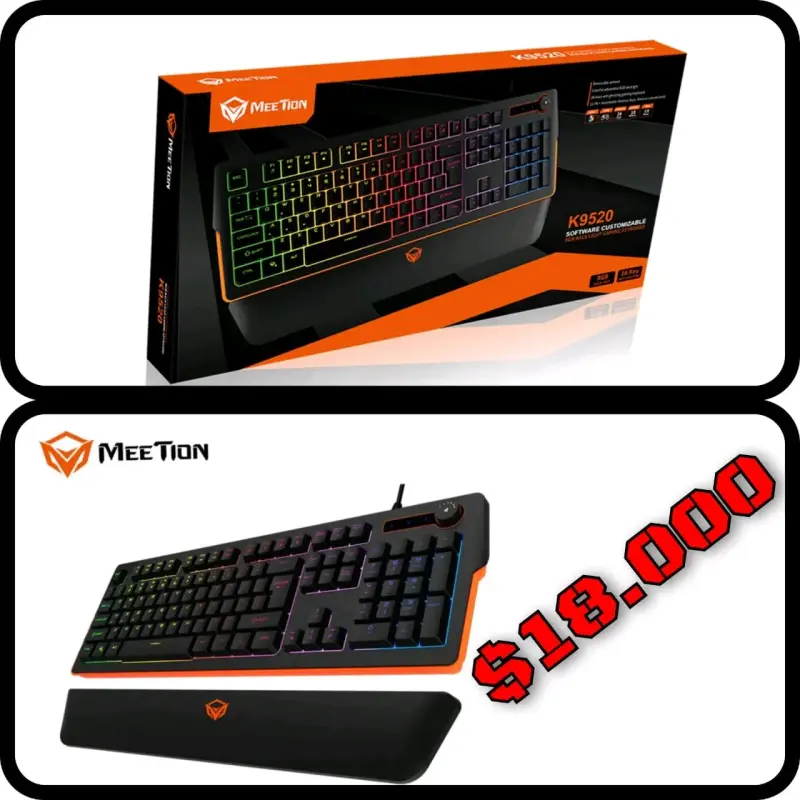 Teclado gaming retroiluminado MeeTion