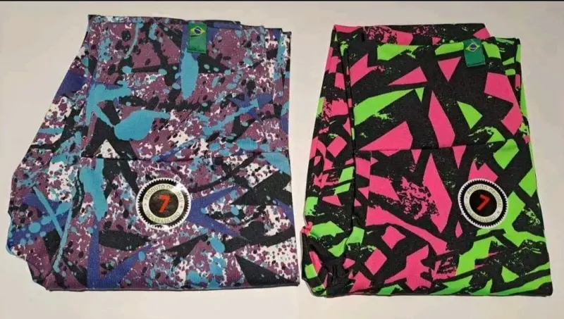 Calza leggins deportivos multicolores - 4