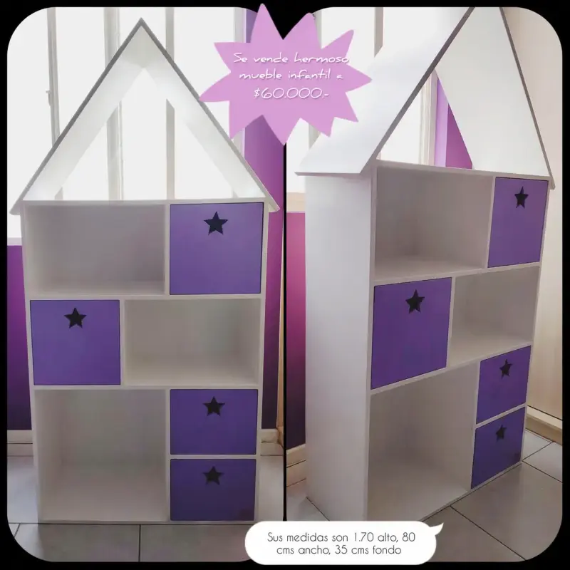 Estante infantil forma de casa - 2