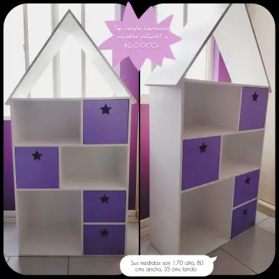 Estante infantil forma de casa - miniatura 2