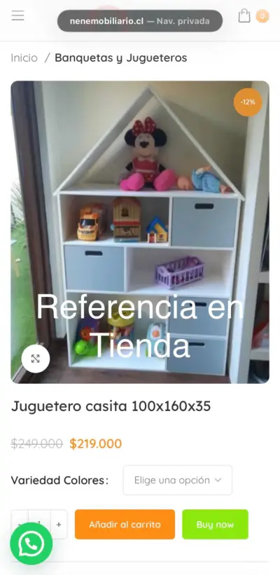 Estante infantil forma de casa - miniatura 3