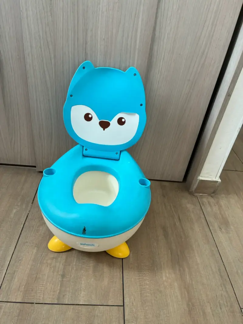 Bacinica infantil azul pingüino - 1