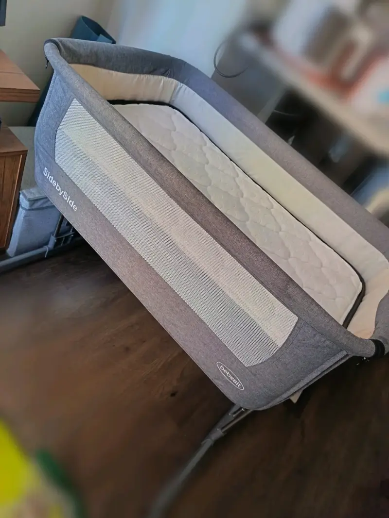 Cuna SidebySide Bebesit gris - 2
