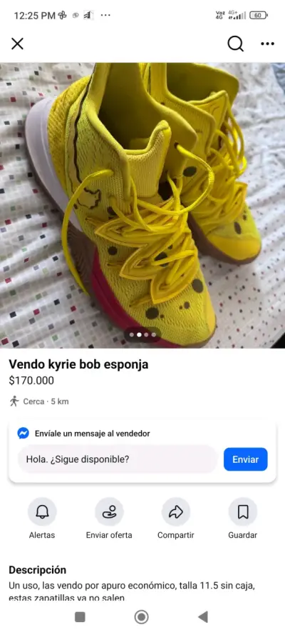 Zapatillas Nike Bob esponja y Nike hurachi coby Br - miniatura 4