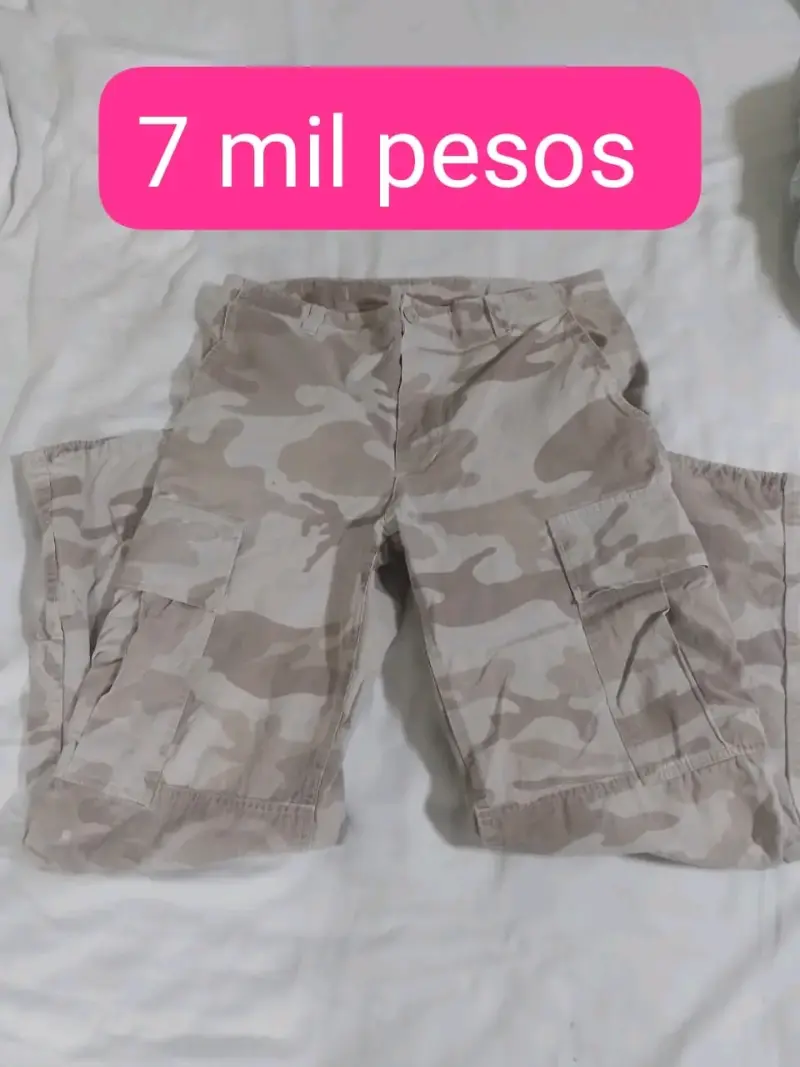 Bermudas cargo camufladas