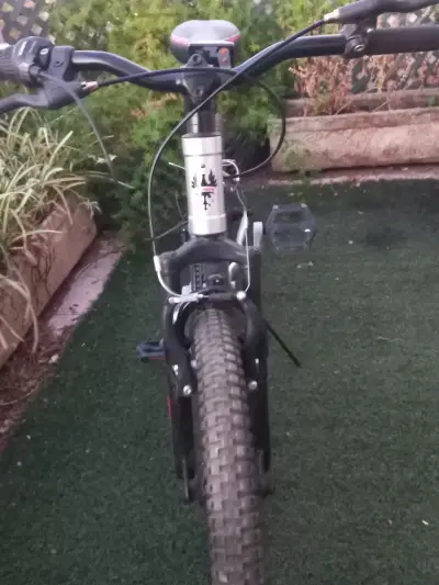 Bicicleta montaña blanca y negra - miniatura 4