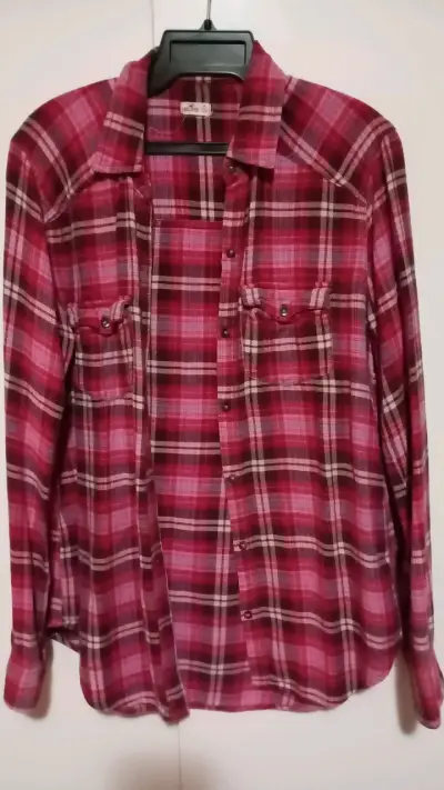 Camisa a cuadros roja - miniatura 1