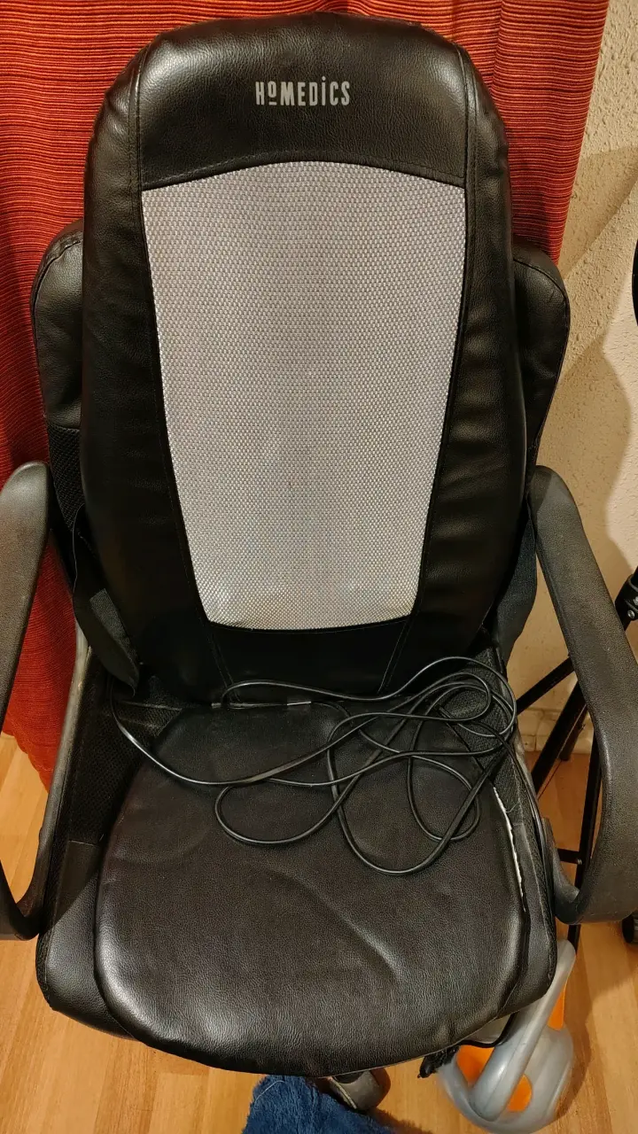 Silla masajeadora Homedics negra