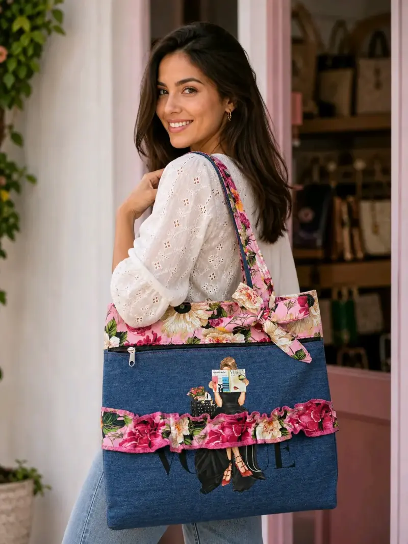 Bolso tote estampado Betty Boop - 4