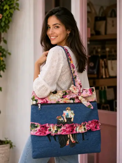 Bolso tote estampado Betty Boop - miniatura 4