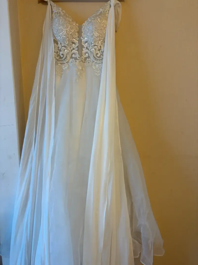 Vestido de novia elegante blanco - 6