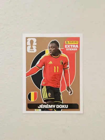 Extra Sticker Jérémy Doku Panini FIFA 26 - miniatura 1