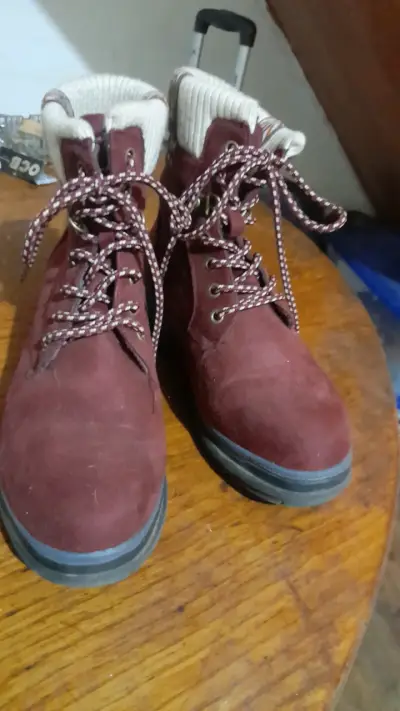 Botas de montaña burdeos - miniatura 2