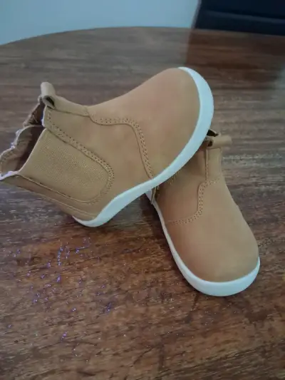 Botines casuales color camel - miniatura 1