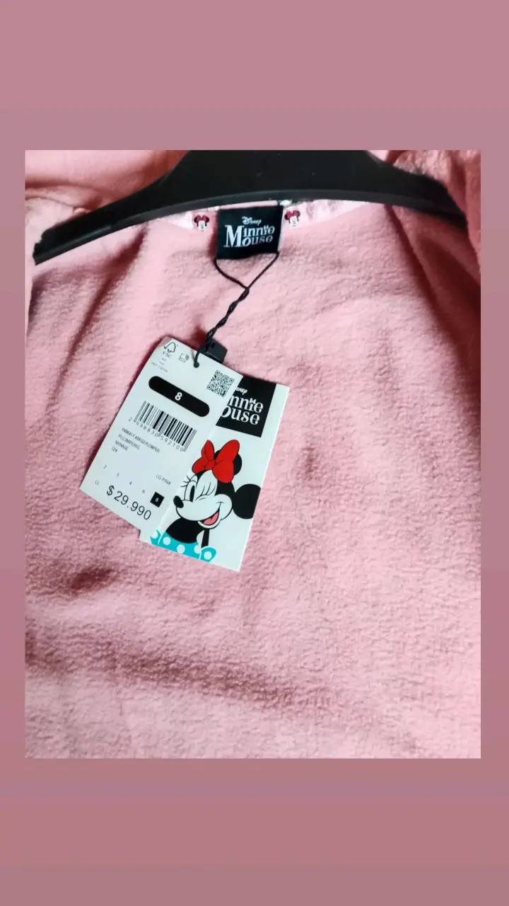 Impermeable Minnie Mouse rosado - 2