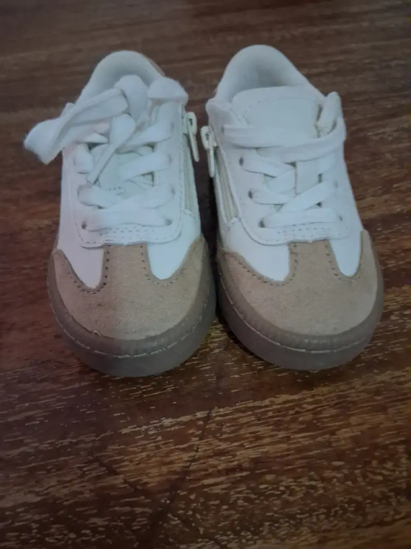 Zapatillas infantiles blancas - 3