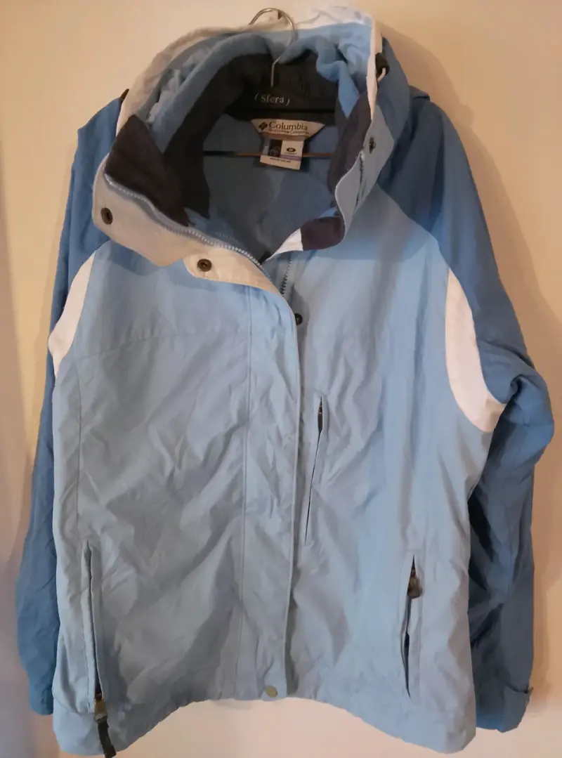 Chaqueta azul Columbia impermeable - 2