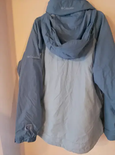 Chaqueta azul Columbia impermeable - miniatura 4