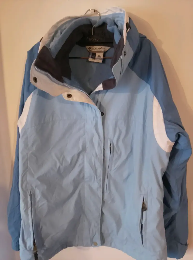 Chaqueta azul Columbia impermeable - 5