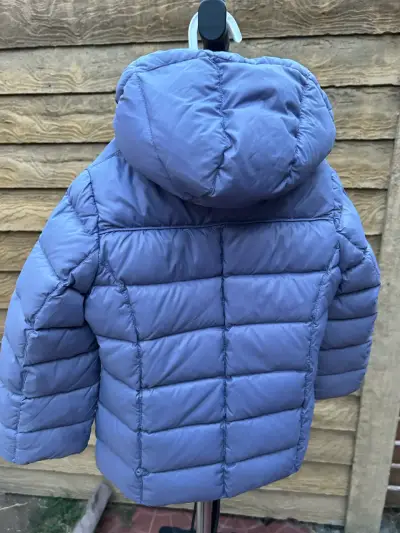 Parka morada de niña, talla 4💜 - miniatura 2