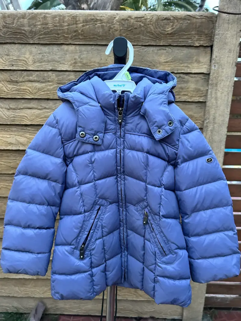 Parka morada de niña, talla 4💜 - 3