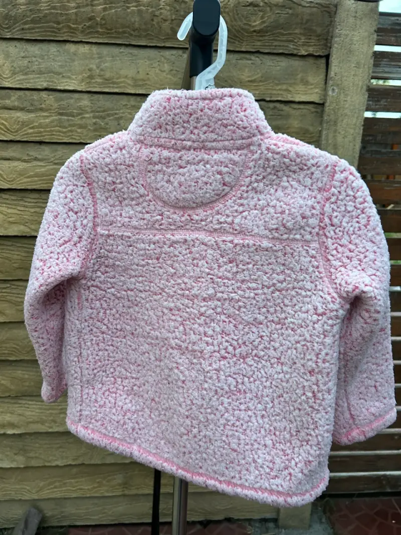 Chaqueta de polar rosada para niña, talla 4🩷 - 2