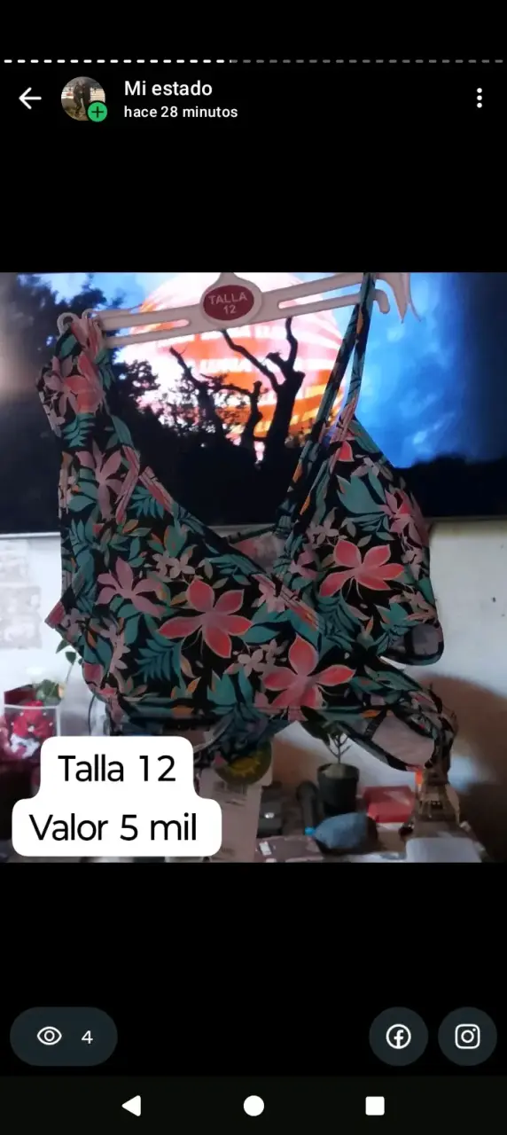 Vestido marrón sin mangas - 5