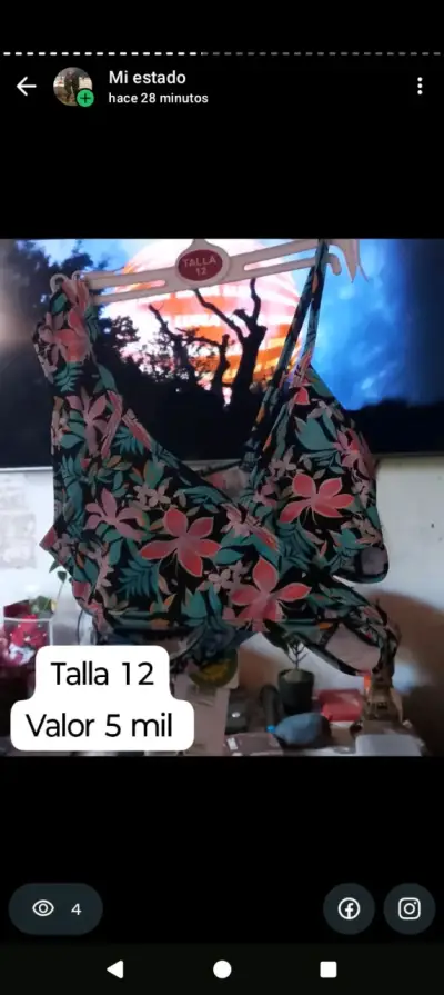 Vestido marrón sin mangas - miniatura 5