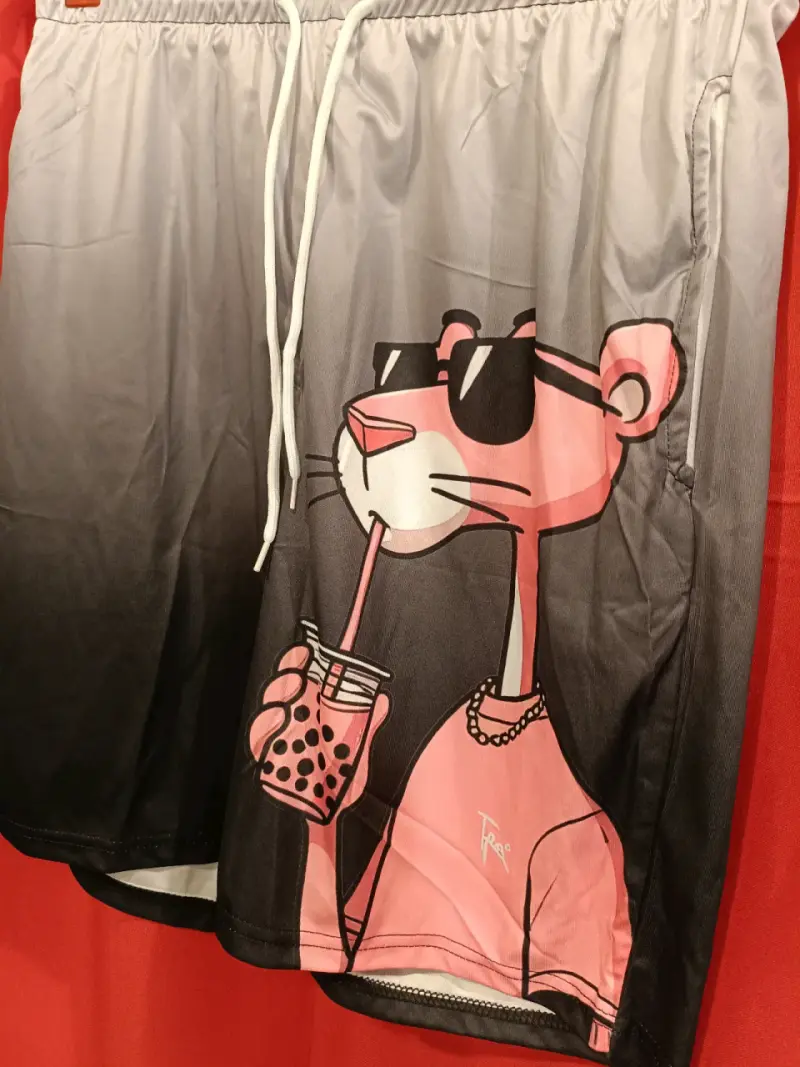 Shorts Pink Panther gris - 1