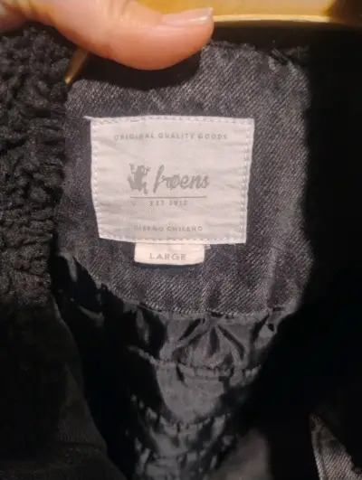 Chaqueta de mezclilla gris con forro - miniatura 2