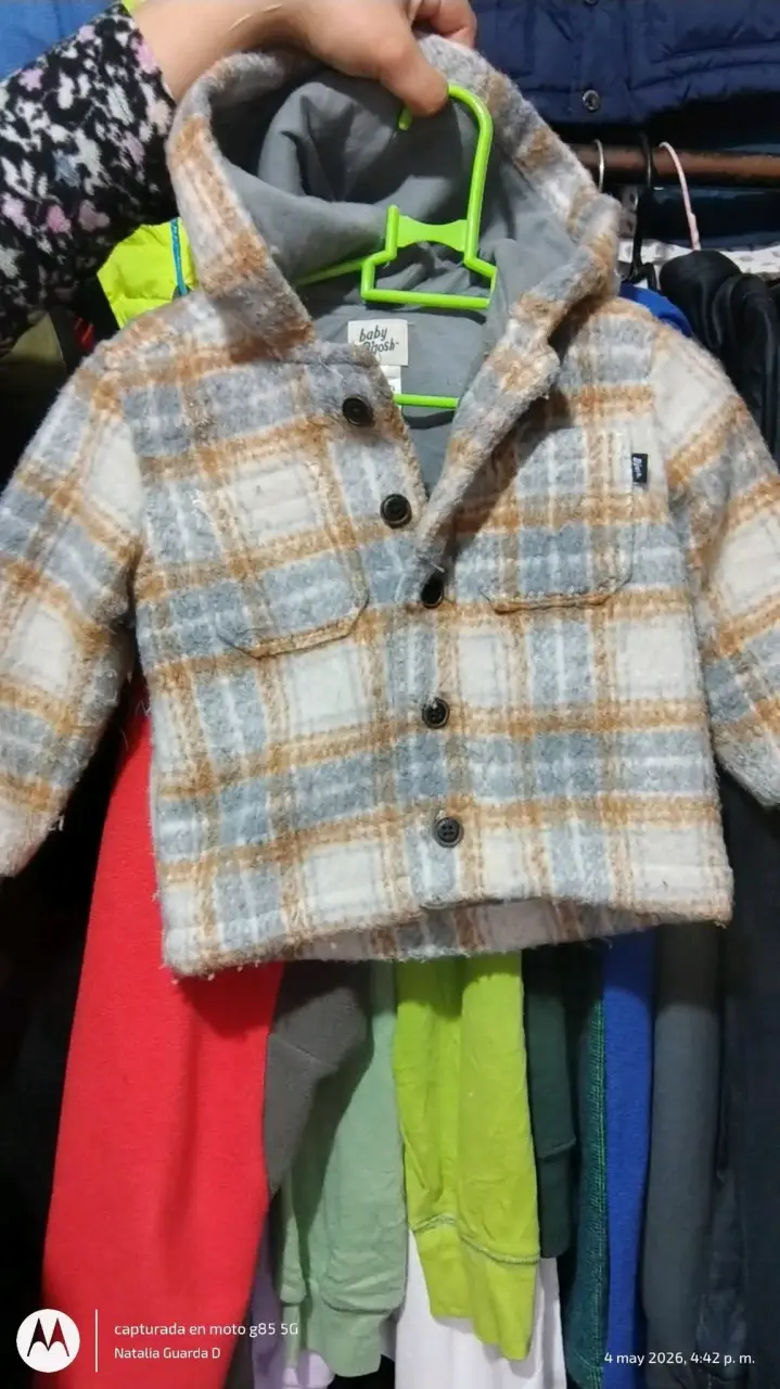 Chaqueta de niño a cuadros