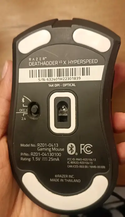 Mouse inalámbrico negro - miniatura 3