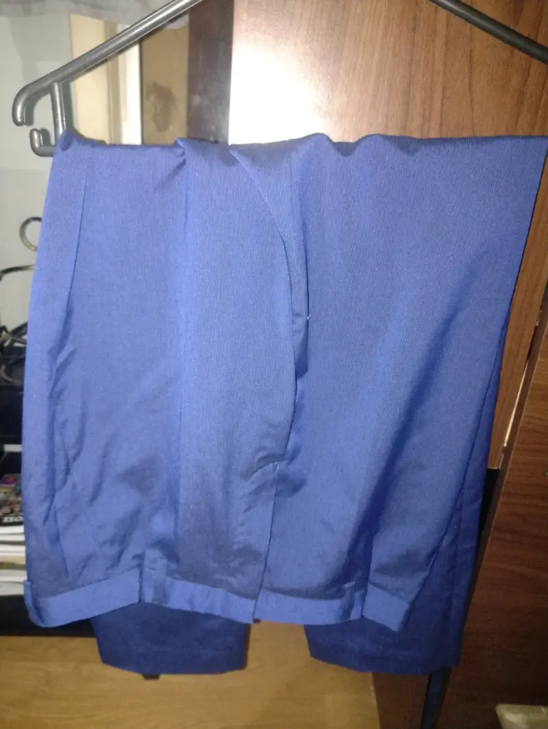 Pantalones de traje (formales) azul rey talla S - 2