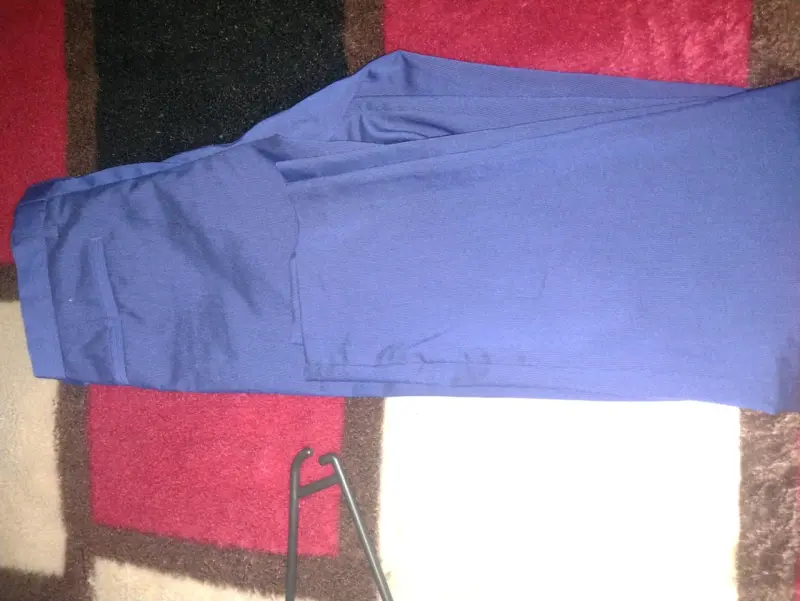 Pantalones de traje (formales) azul rey talla S - 3