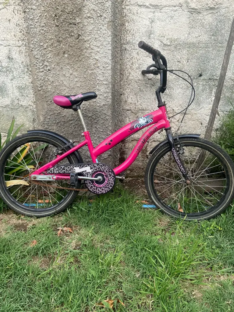 Bicicleta infantil morada Oxford y Fucsia Bianchi - 2