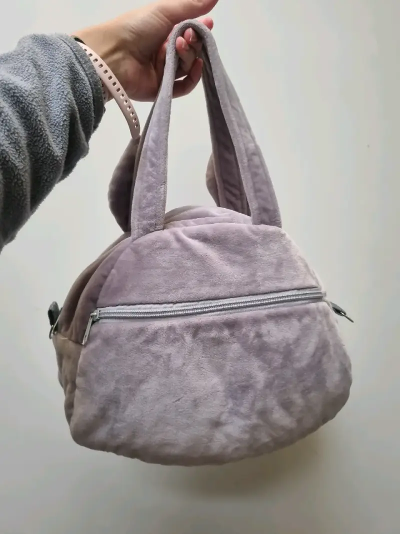 Bolso peluche Totoro gris - 3