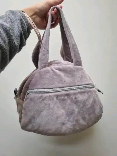 Bolso peluche Totoro gris - miniatura 3