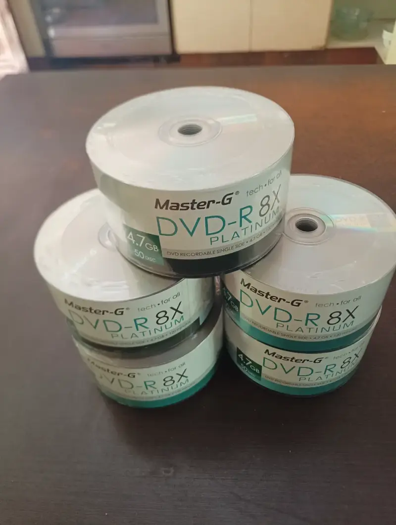 DVD-R Master-G Platinum 4.7GB (8X) 250 DVDs - 1