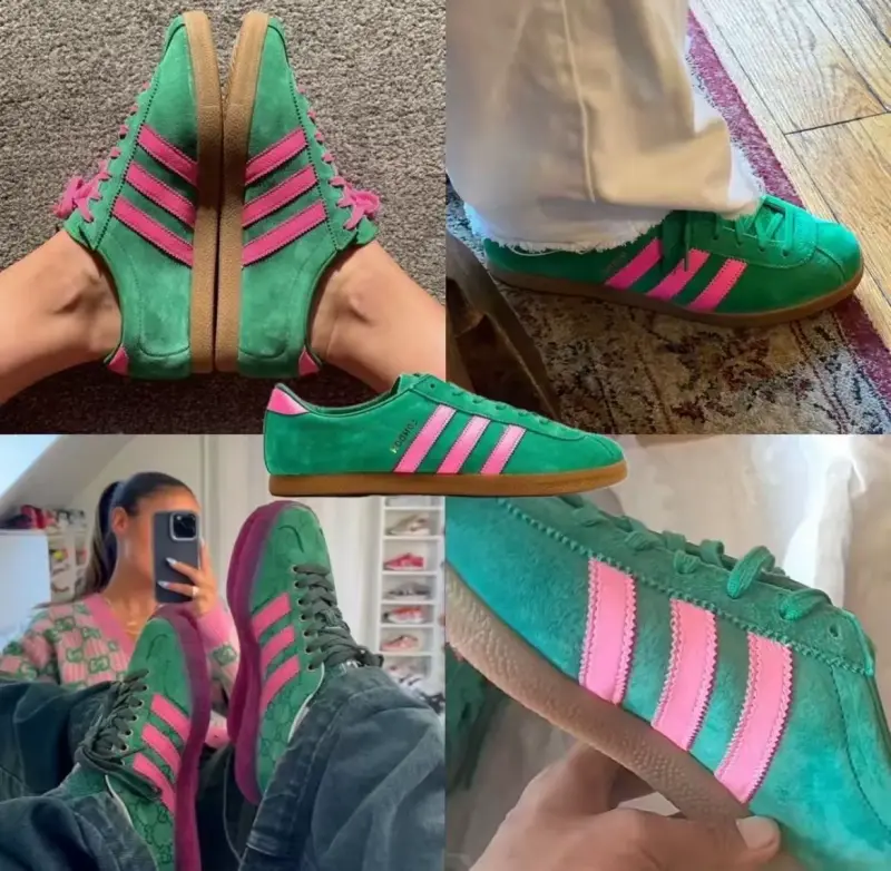 Zapatillas verdes Adidas Gazelle - 3
