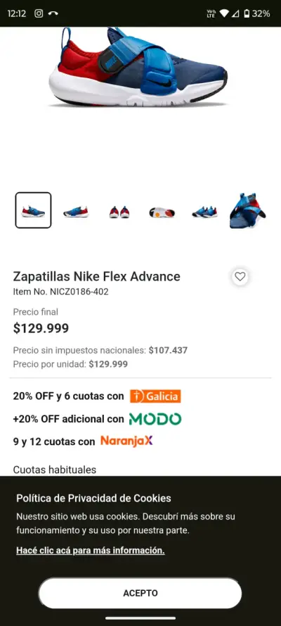 Zapatillas Nike Flex Advance niño - miniatura 10