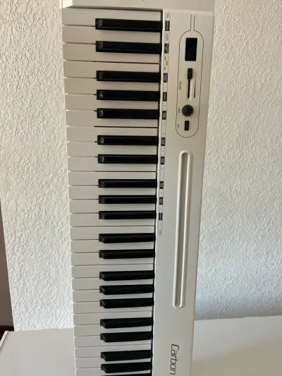 Teclado controlador MIDI blanco - miniatura 5