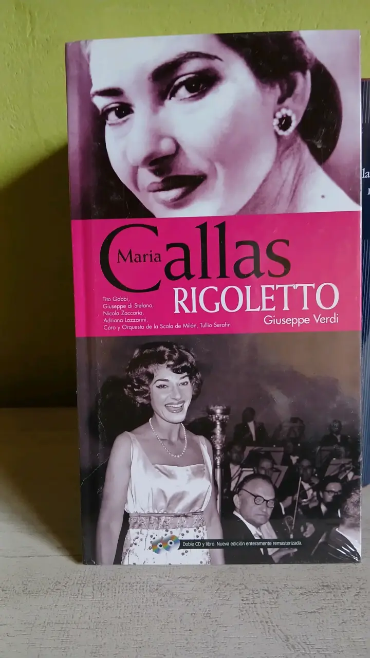 Maria Callas Rigoletto CD y libro