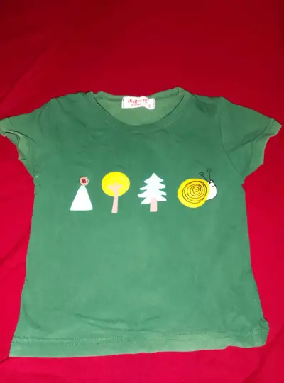 Polera roja infantil estampada - miniatura 2