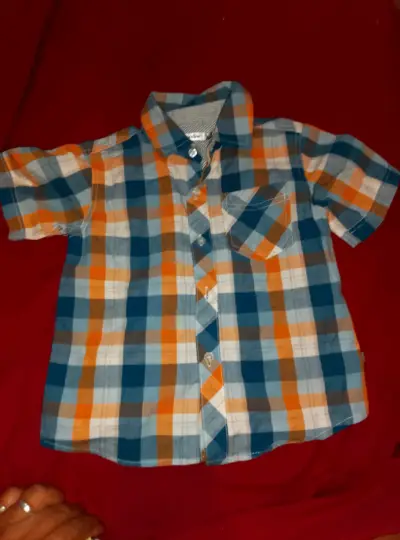 Polera roja infantil estampada - miniatura 3