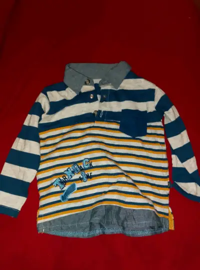 Polera roja infantil estampada - miniatura 4