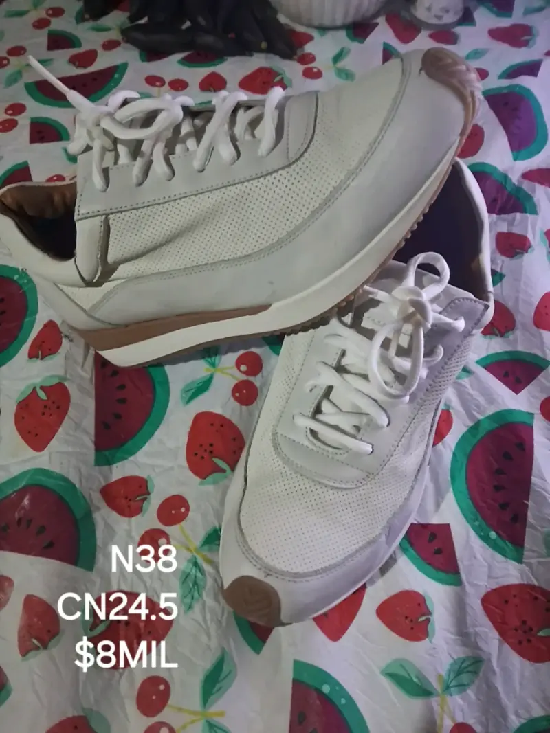 Zapatillas deportivas blancas talla 38 - 6