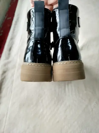 Botines negros charol con hebillas - miniatura 3